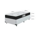 Ver imagem 3 de Cama Box Solteiro + Colchão D33 One Face - 56x88x188cm - E-shop Casa - Couro