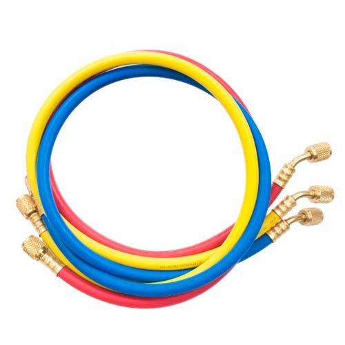 Manifold com 3 Mangueiras 90cm Dugold Gás R410a - 3