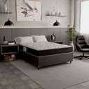 Ver imagem 6 de Cama Box Casal + Colchão D33 One Face - 56x138x188cm - e-Shop Casa - Couro