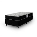 Ver imagem 1 de Cama Box Solteiro + Colchão D33 One Face - 56x88x188cm - e-Shop Casa - Suede