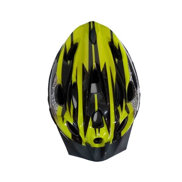 Capacete Ciclista Adulto Regulagem Bike Ciclismo Amarelo - 1