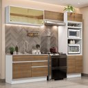 Ver imagem 1 de Cozinha Completa 270012 Com Armário E Balcão Branco/Rustic
