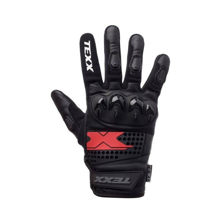 Luva Texx Old Shoot Couro Motociclista Moto Bike Tamanho 3G