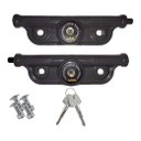 Ver imagem 1 de Par de Trava para Porta Fechadura Lateral Tetra Chave Agl