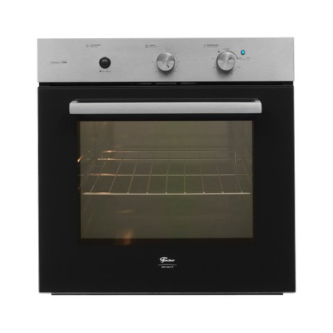 Forno a Gás de Embutir Fischer Infinity 78L com Grill Inox 127V