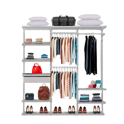 Closet Aramado - Linear Clr 252 com Gaveta - 1,90m - Branco