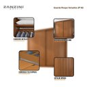 Ver imagem 4 de Guarda Roupa Casal Versalles 2 Portas 6 Gavetas Cinamomo Fosco - Zanzini