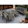 Conjunto de Àrea Externa Haven com 1 Sofá, 2 Poltronas 1 Mesa - Cinza - 3