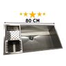 Cuba 80x40 + Canal Equipado Para Loja Profundidade 20cm - 1