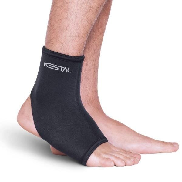 Tornozeleira Longa Kestal Ksn008 Preto Tamanho M