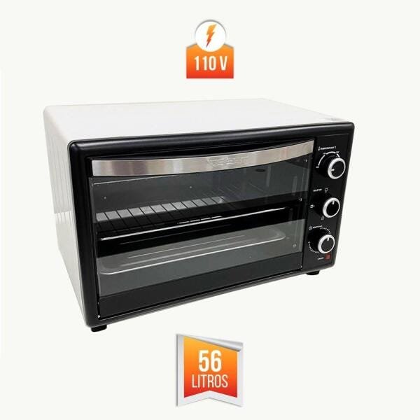 Kit Balcão de Cozinha MOOB com Cooktop Itatiaia 5 bocas e Forno Eletrico Best 56 L 127V - 3