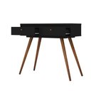 Ver imagem 3 de Penteadeira Retrô com Gavetas York Preta Olivar Móveis