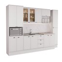 Ver imagem 7 de Cozinha Milla Vern 14 Portas 3 Gavetas MDF 310cm Branco Móveis Carraro