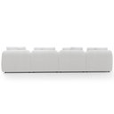 Ver imagem 7 de Sofá 5 Lugares com Chaise Direito Sala Living 328cm Arlo F04 Bouclê Off White - Lyam Decor