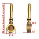 Ver imagem 2 de Haste Oring Cunha 21mm P/ Reg Gaveta 3/4 Atual1 Eixo 6,8 4324002
