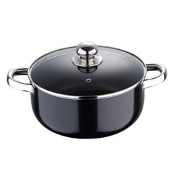 Caçarola com Alças Pixel Pro Indução em Alumínio Ø24cm Preta - 1