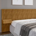 Ver imagem 5 de Cabeceira Ripada Casal Queen com 2 Gavetas Naturalle Columbia Bechara