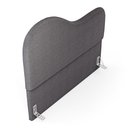 Ver imagem 7 de Cabeceira Orgânica Cama Box Queen Size Sea 160cm com Frame Bouclé Cinza Escuro - Desk Design