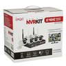 Kit Nvr 4 Câmeras Wi Fi sem Fio Ip HD Ipega 100M Cftv Infra - 2