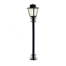 POSTE COLONIAL 1,25M P7 PRETO IDEAL - 1