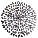 Ver imagem 1 de Mandala Folhada em Ferro 1m Cor Preta:preto