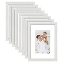 Ver imagem 1 de Kit 8 Porta Retrato 21x15 Quadro com Paspatur Fotos 15x10