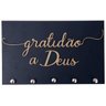 Porta Chaves Gratidão A Deus Preto Admito - 1