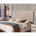 Ver imagem 1 de Painel de Cama Queen 1,60 Ferrari Cor Bege