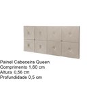 Ver imagem 2 de Painel de Cama Queen 1,60 Ferrari Cor Bege