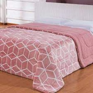 Edredom Capetown Estampado King D013 Niazitex Rosa