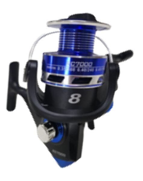 Kit Pesca De Praia Vara 3,30m 50lb, Molinete 4000, Linha - 3