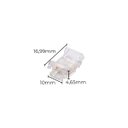 Ver imagem 1 de Kit Conector Emenda Linear C/ 10 Un P/ Fita Led 10 Mm Opus St3084