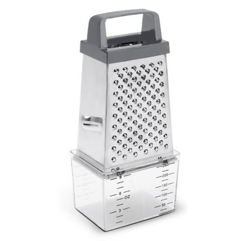 Ralador 4 Faces Com Coletor Top Pratic 20,5 Cm - Brinox