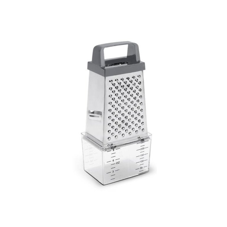 Ralador 4 Faces Com Coletor Top Pratic 20,5 Cm - Brinox Ralador 4 Faces Com Coletor Top Pratic 20,5 Cm - Brinox