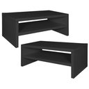 Ver imagem 1 de Kit 02 Suportes para Monitor Ayla M05 Preto - Inoviza