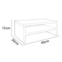 Ver imagem 5 de Kit 02 Suportes para Monitor Ayla M05 Preto - Inoviza