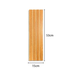 Kit 40 Painel Ripado Mdf Freijó 53x15cm - Revestimento Cobre 3,18m² - 3