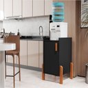 Ver imagem 2 de Suporte para Bebedouro Poseidon 1 Porta Preto Sal