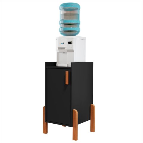 Suporte para Bebedouro Poseidon 1 Porta Preto Sal