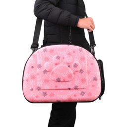 Bolsa De Transporte Pet Avião Para Cães E Gatos - Rosa - 5