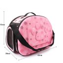 Ver imagem 2 de Bolsa De Transporte Pet Avião Para Cães E Gatos - Rosa