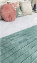 Ver imagem 4 de Peseira Drapeada Line Dupla Face em Veludo Cama Casal Cor:verde Menta