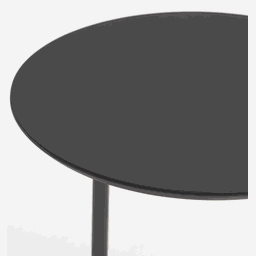 Mesa de Apoio Toms - Tampo Laqueado - Base Aço Carbono - Altura 45cm - 3