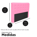 Ver imagem 2 de Cabeceira Casal King de Cama Box Estofada Ana 195 cm Veludo