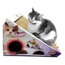 Brinquedo Gato Apartamento Arranhador Rampa Papelão Bolinha - 1