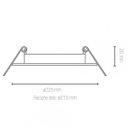 Ver imagem 2 de Plafon LED Embutir Redondo 18W Blumenau