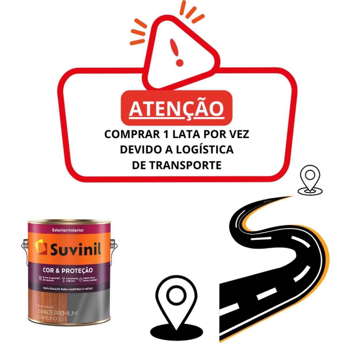 Base A2 Esmalte Cor &amp; Proteção Acetinado 3,2l | Suvinil Bases - 10