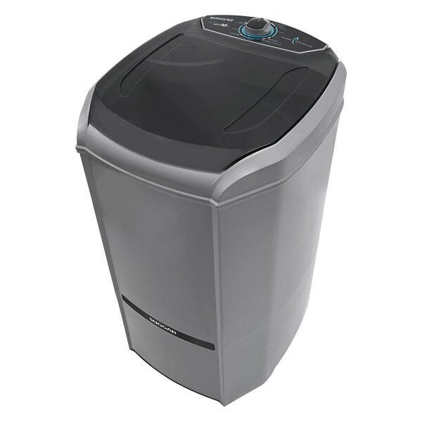 Máquina de Lavar / Lavadora Semi Automática Lavamax Eco Prata 10kg, Dispenser para Sabão - 2