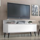Ver imagem 1 de Rack para Tv até 50" Macaé com Pes Retro Branco