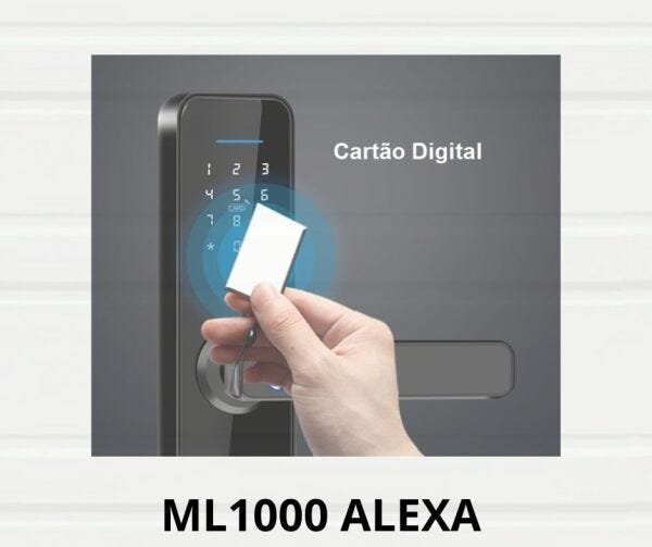 Fechadura Digital Principal Com Biometria: Ml1000 Alexa - 3